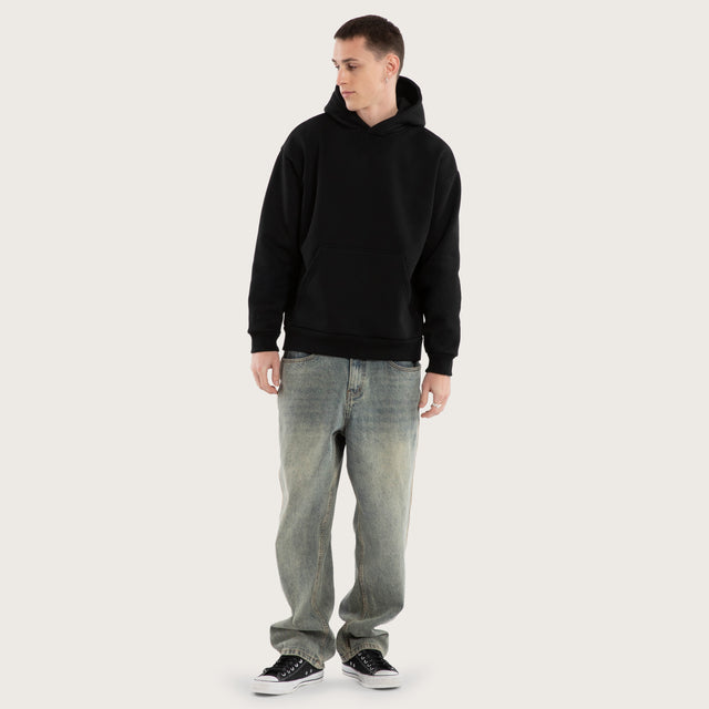 Weyburn Relaxed Hoodie Jet Black