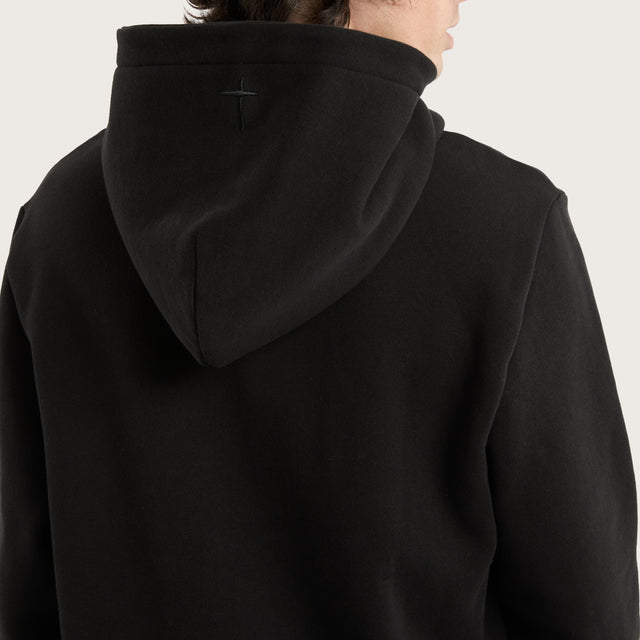 Casper Dual Curved Hoodie Jet Black