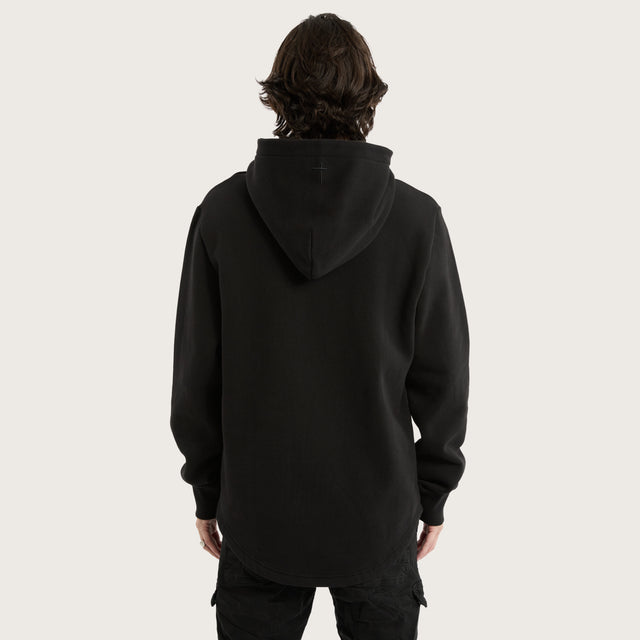 Casper Dual Curved Hoodie Jet Black