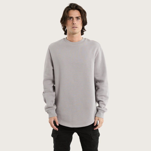 Miles Dual Curved Sweater Gull