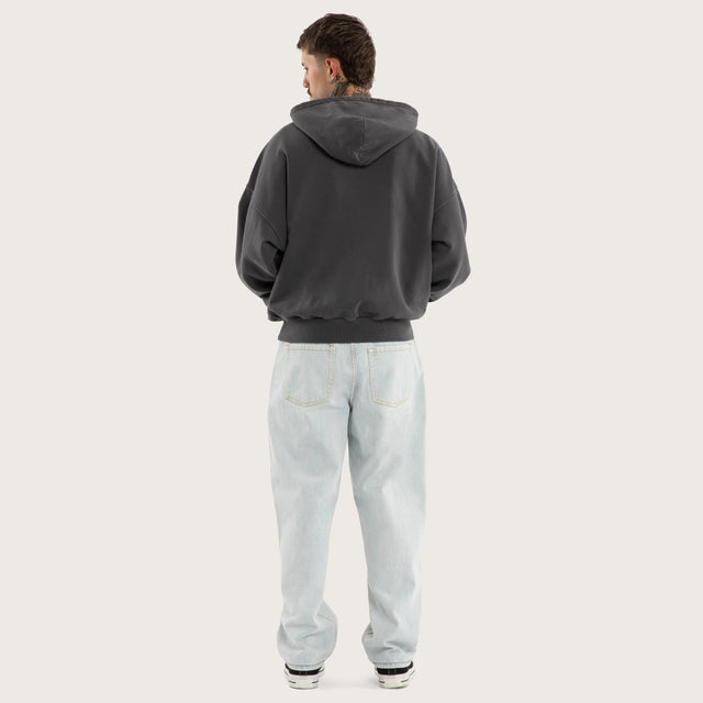 Burnout Balloon Hoodie Pigment Asphalt