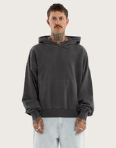 Burnout Balloon Hoodie Pigment Asphalt