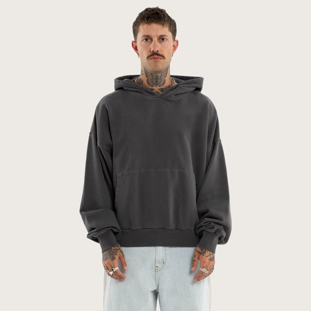 Burnout Balloon Hoodie Pigment Asphalt