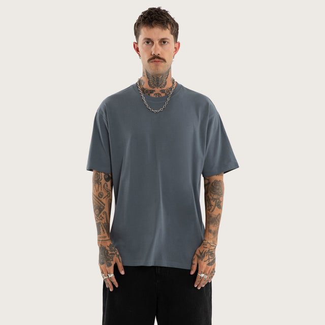Brooks Box Fit Tee Stormy Weather