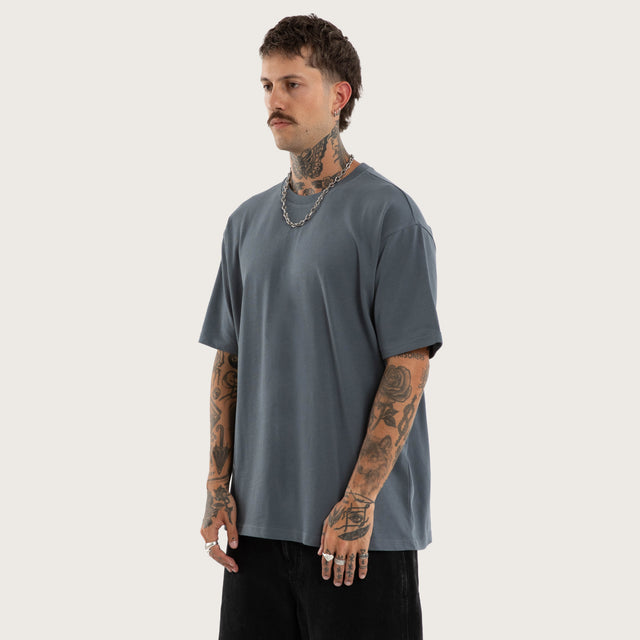 Brooks Box Fit Tee Stormy Weather