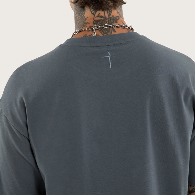 Brooks Box Fit Tee Stormy Weather