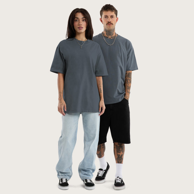 Brooks Box Fit Tee Stormy Weather