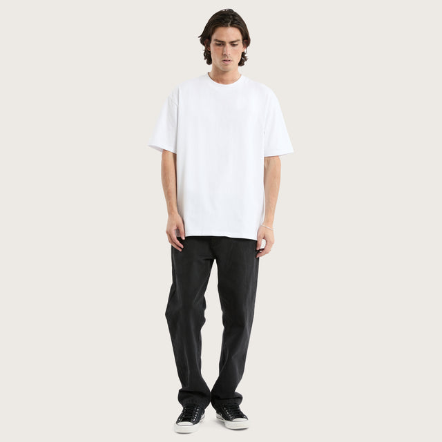 Brooks Heavy Box Fit Tee Optical White