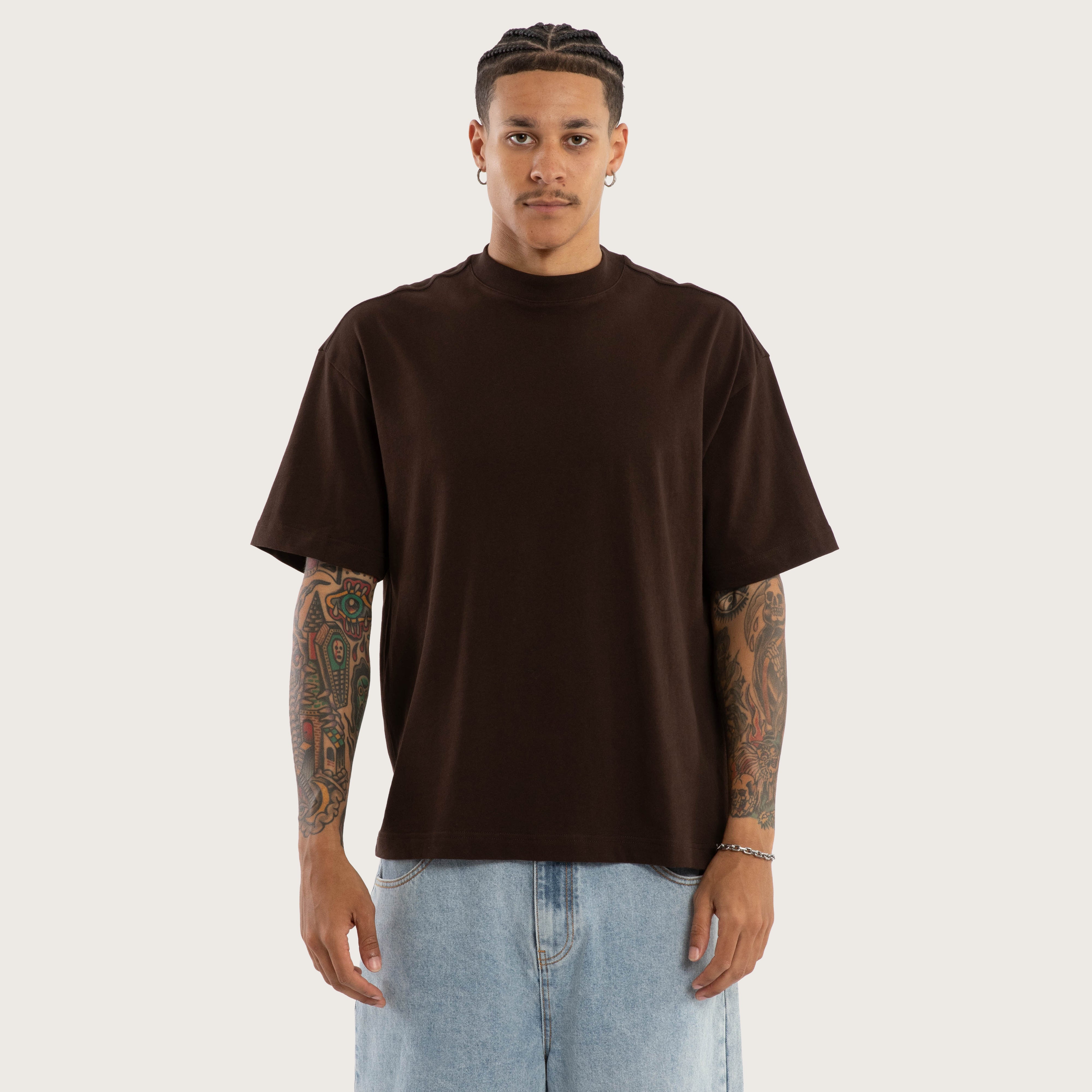 Havre Street Tee Dark Chocolate