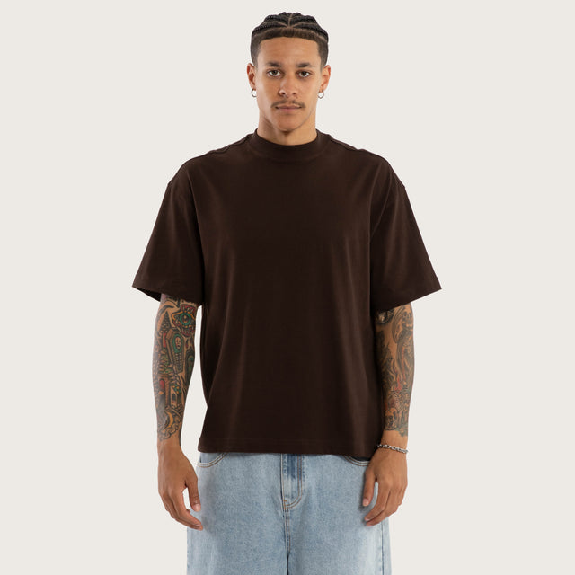 Havre Street Tee Dark Chocolate