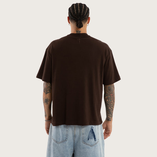 Havre Street Tee Dark Chocolate
