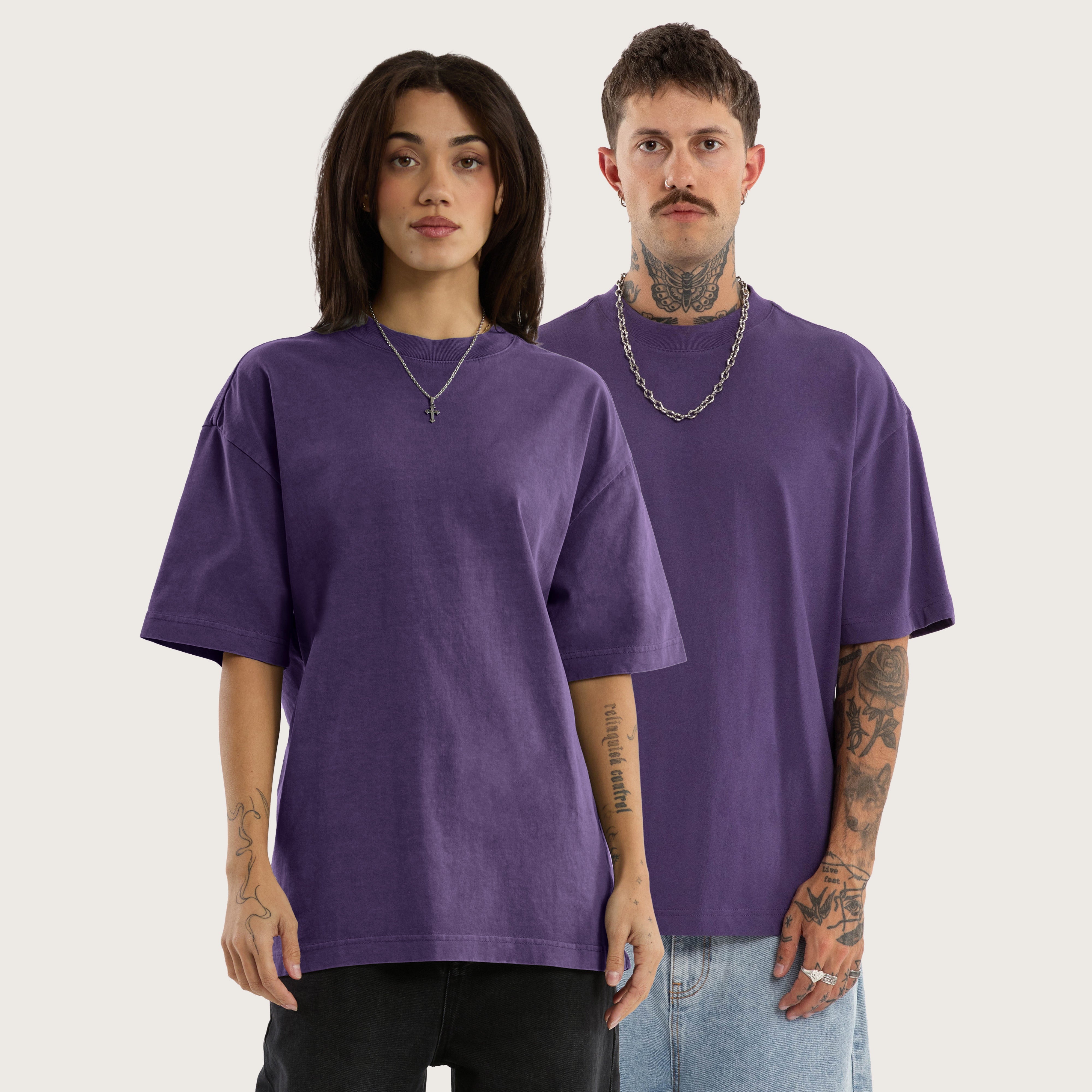Havre Street Tee in Purple | KSCY
