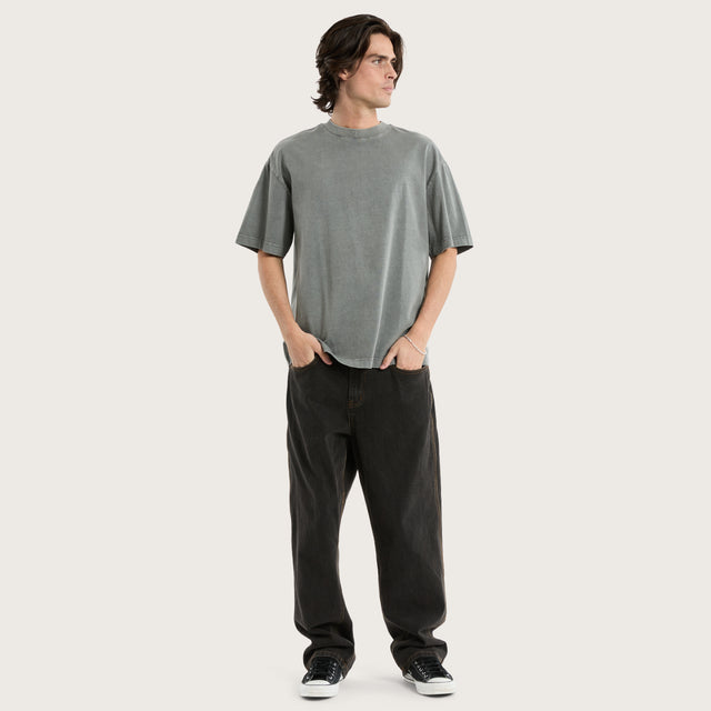 Havre Heavy Street Tee Pigment Steel Grey