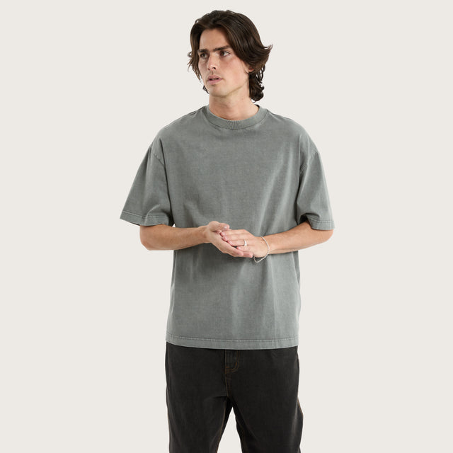 Havre Heavy Street Tee Pigment Steel Grey