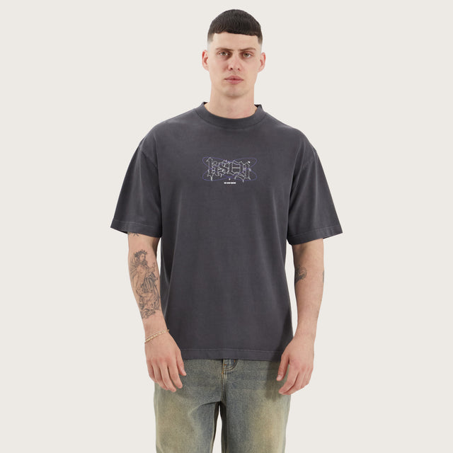 Reckless Street Tee Pigment Asphalt