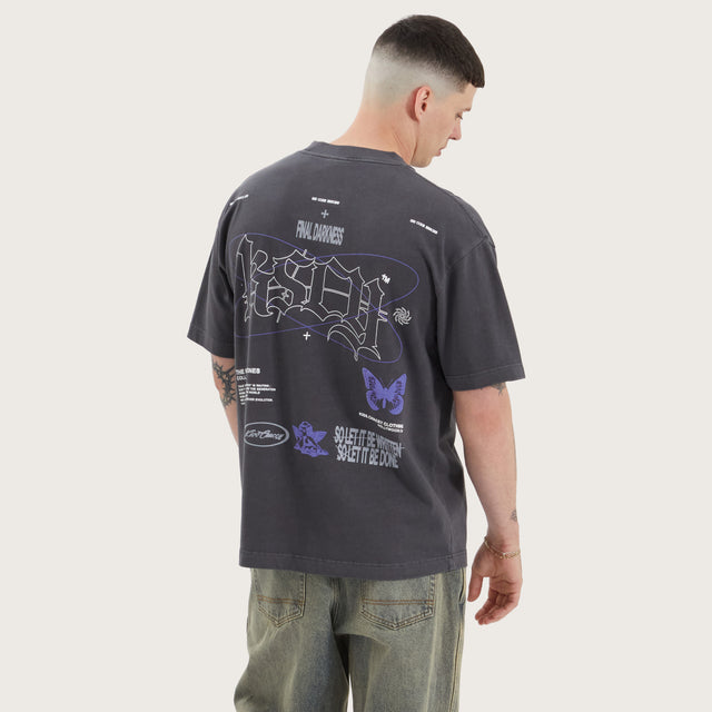 Reckless Street Tee Pigment Asphalt