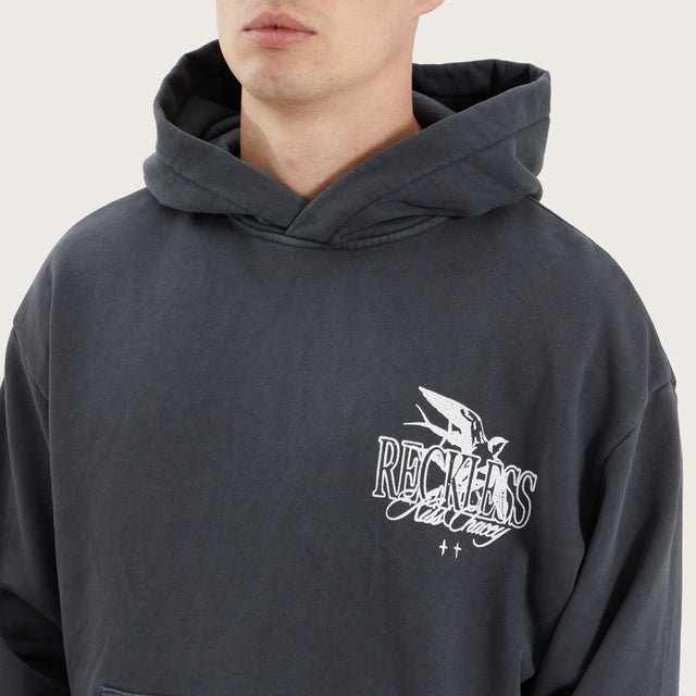 Lark Relaxed Hoodie Pigment Asphalt