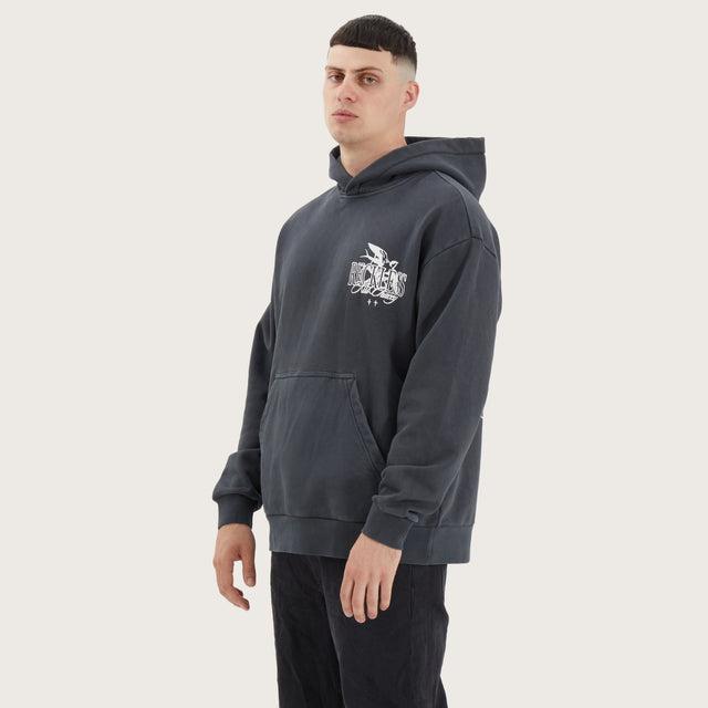 Lark Relaxed Hoodie Pigment Asphalt