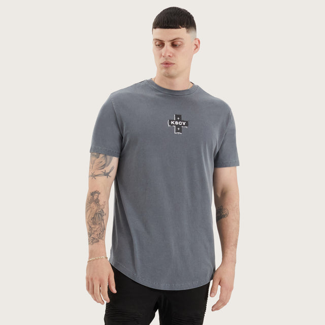 Craik Dual Curved Tee Pigment Charcoal