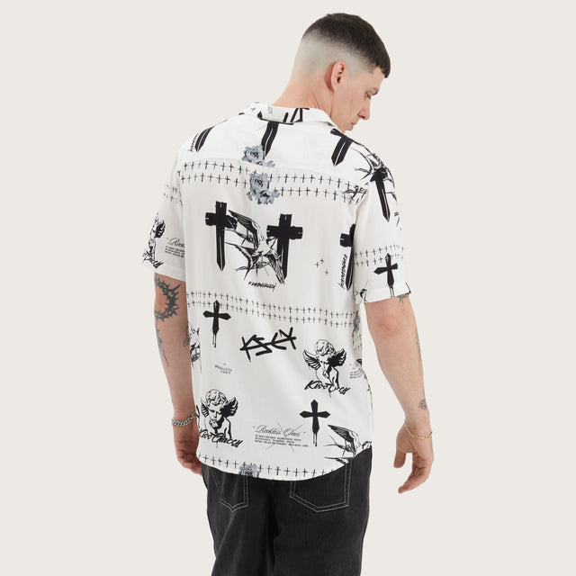 Nellville Relaxed Shirt Flying Angel Print