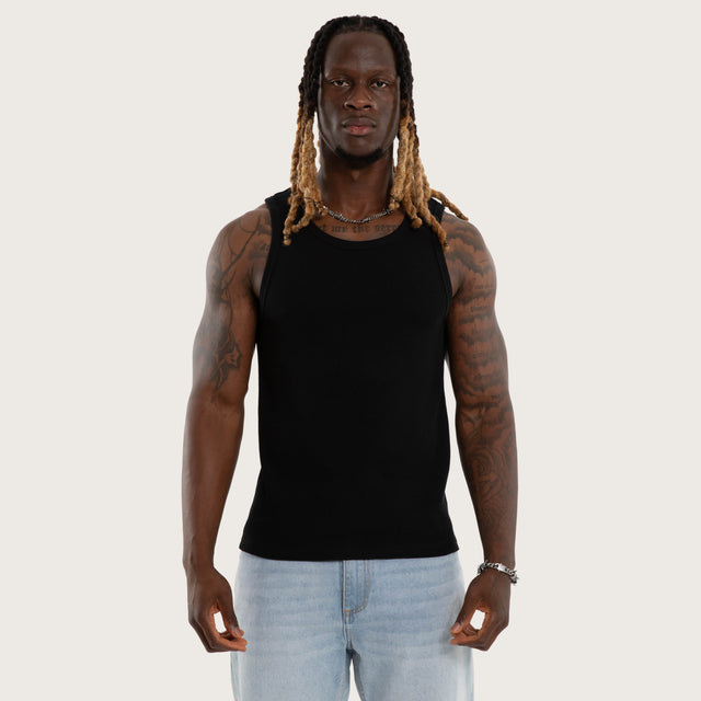 Weiza Singlet Jet Black