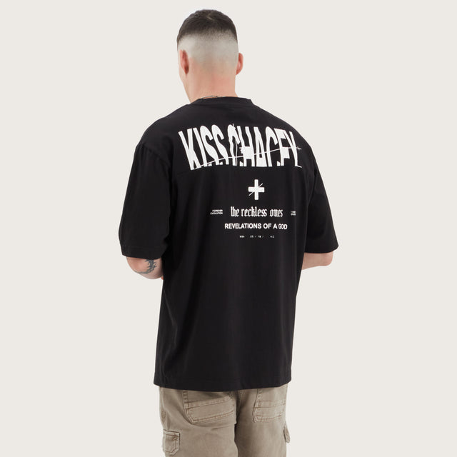 Wright Oversized Tee Jet Black