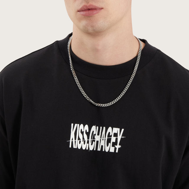 Wright Oversized Tee Jet Black