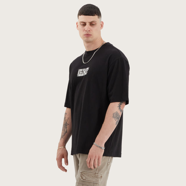 Wright Oversized Tee Jet Black