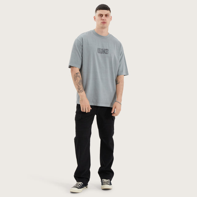 Wright Oversized Tee Pigment Neutral Grey