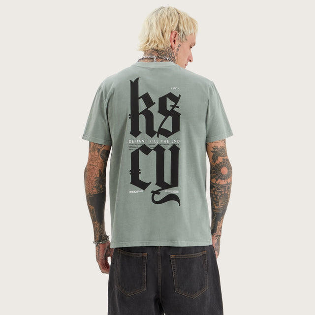 Defiant Standard Tee Pigment Slate Grey