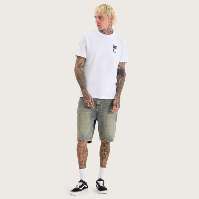 Defiant Standard Tee Optical White