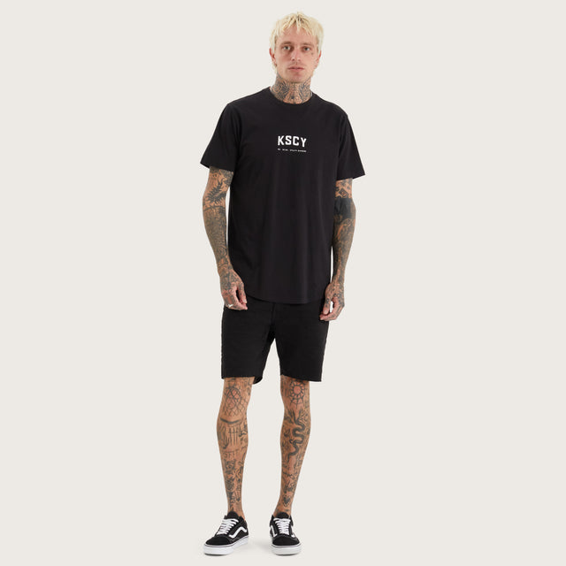 Pirton Dual Curved Tee Jet Black