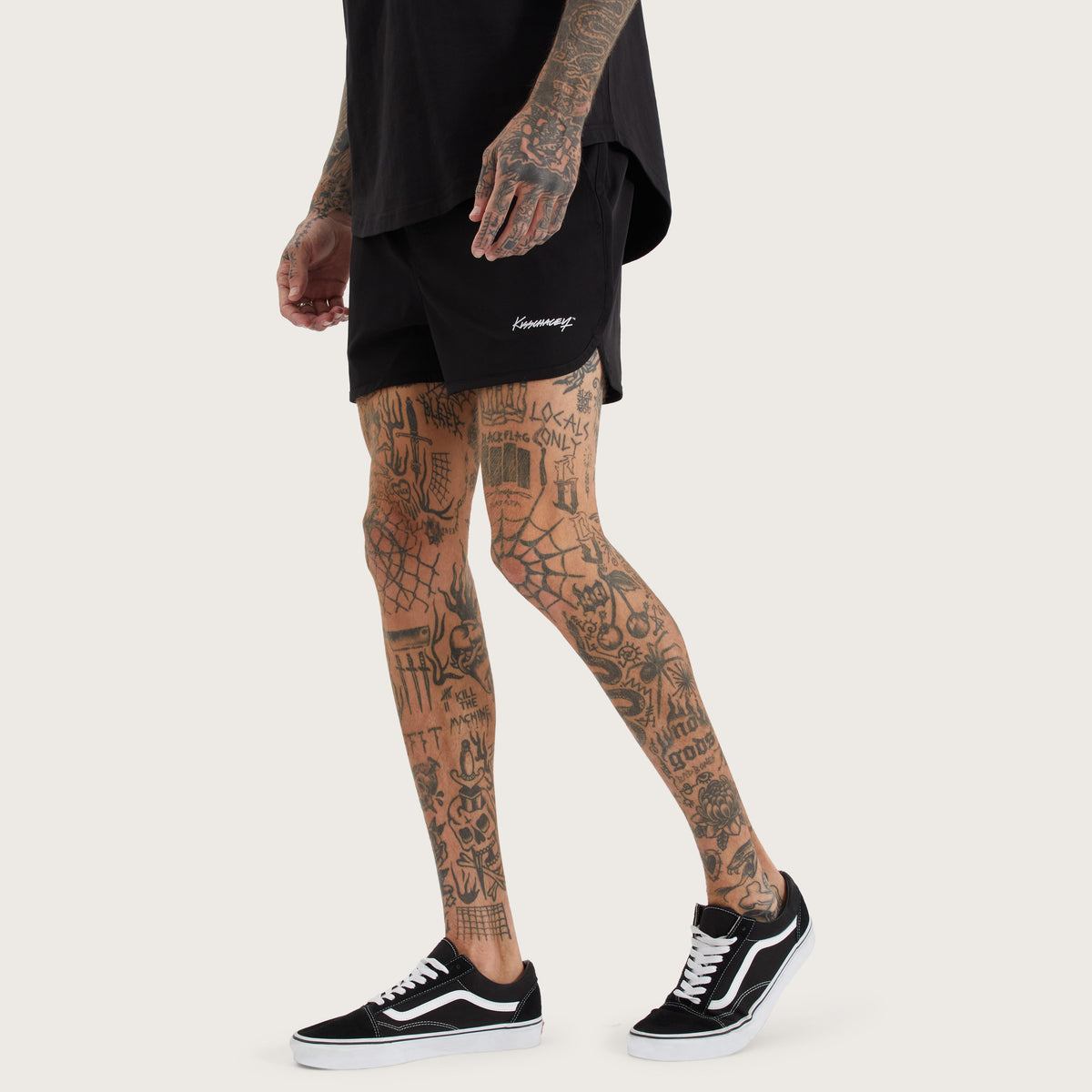Abyss Runner Short in Jet Black | KSCY