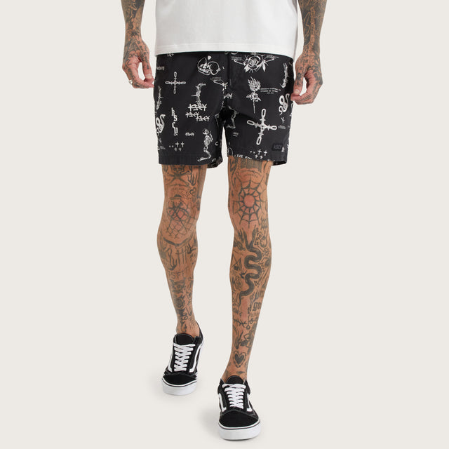 Ratley Beach Short Ratley Print