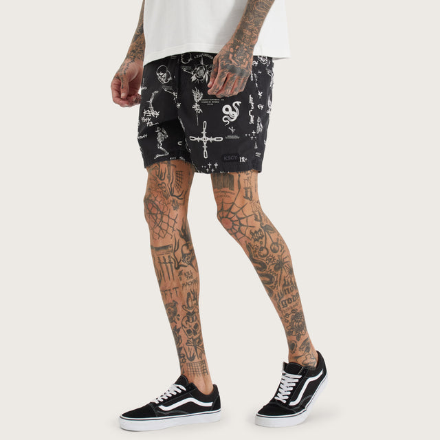 Ratley Beach Short Ratley Print