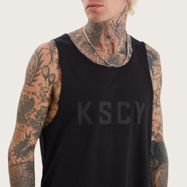 Cross Raw Muscle Tank Jet Black