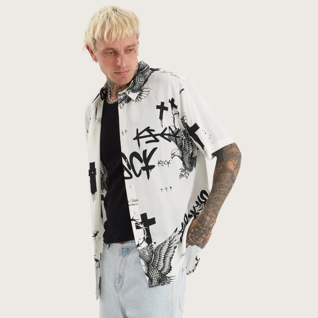 Virgil Relaxed Shirt Virgil Print