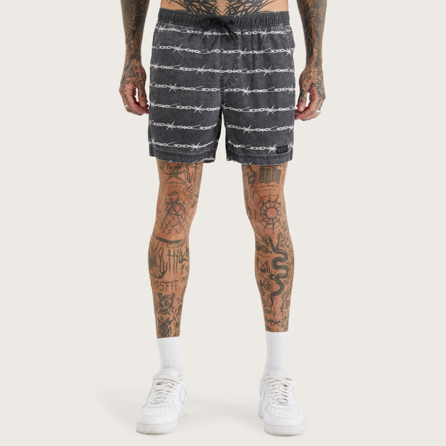 Trevor Beach Short Chain Print