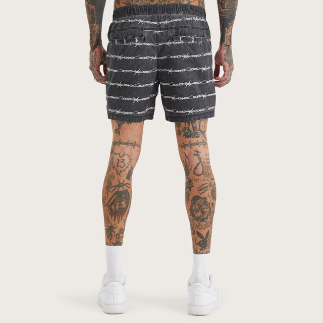 Trevor Beach Short Chain Print