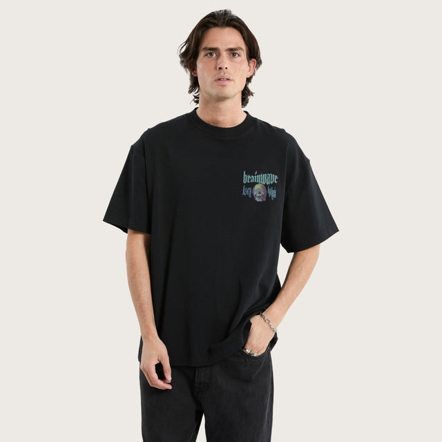 Brainwave Street Tee Anthracite Black