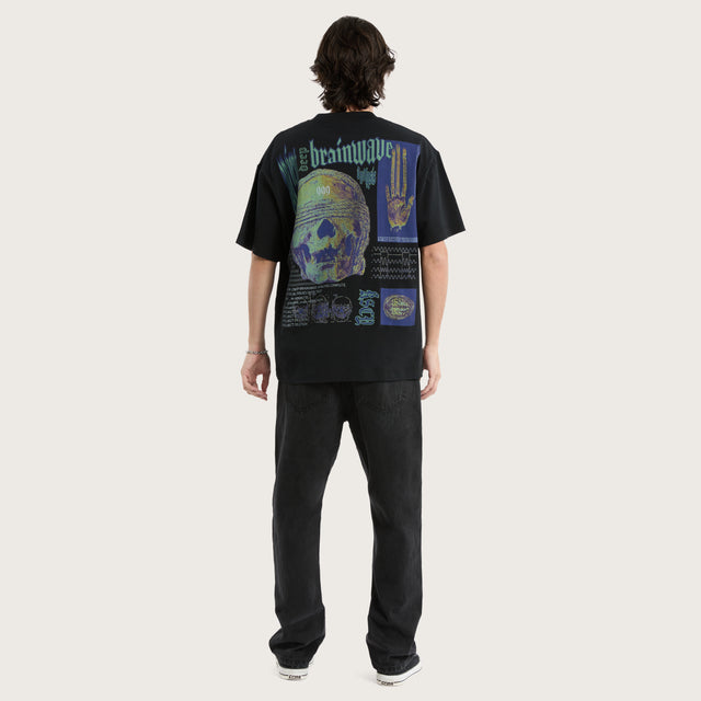 Brainwave Street Tee Anthracite Black