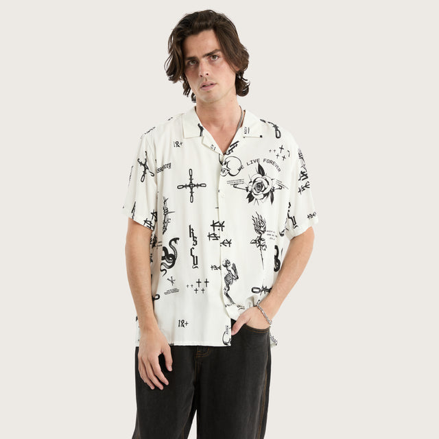 Thekiss Relaxed Resort Shirt Thekiss print