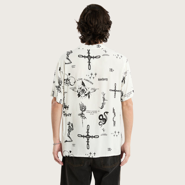 Thekiss Relaxed Resort Shirt Thekiss print