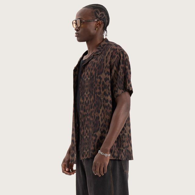 Spure Relaxed Resort Shirt Leopard Print