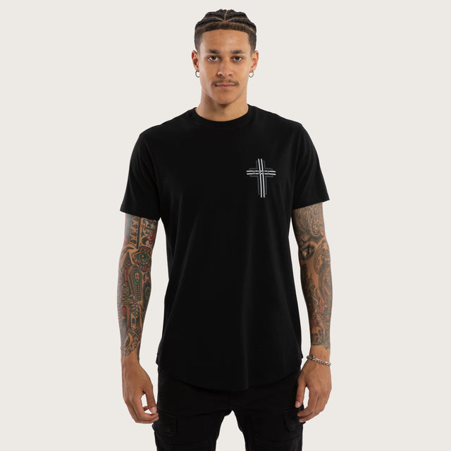 ZestRide Dual Curved Tee Jet Black