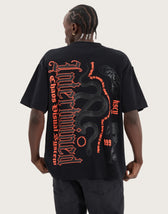 Intertwined Street Tee Anthracite Black