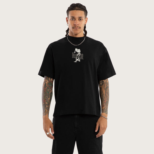 Intertwined Street Tee Jet Black