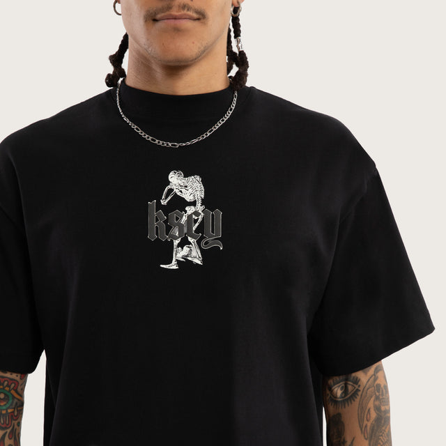 Intertwined Street Tee Jet Black