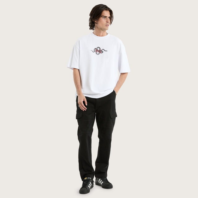 Strike Street Tee Optical white