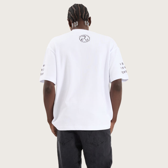 System Loopback Street Tee Optical White